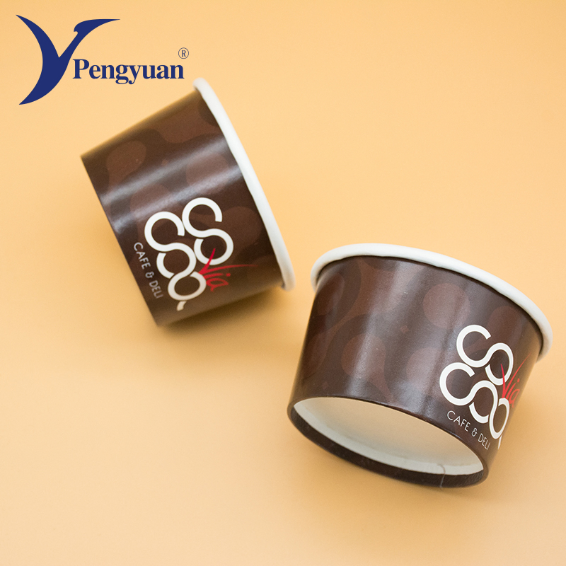 Customized Paper Cup Ice Cream Packaging Cup