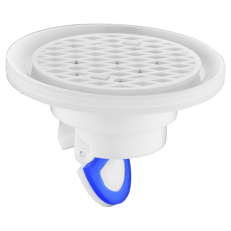 Пластиковый напольный трап для ванной