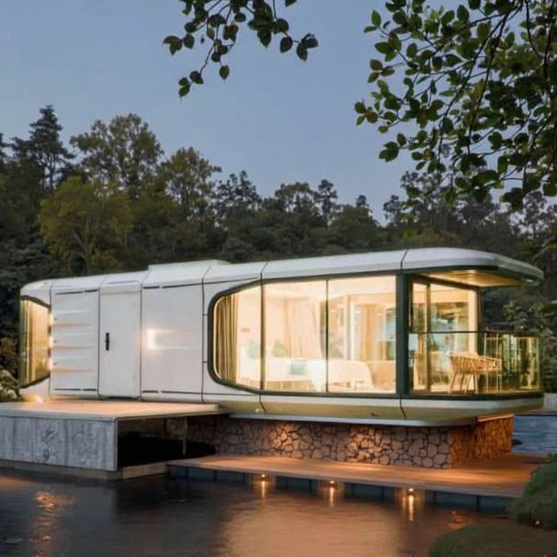 Casa Prefabricada Modular Capsule Hotel Container House