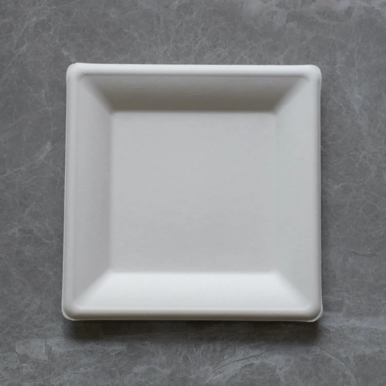 6 8 10 Inch Biodegradable Compostable Disposable Eco Friendly Sugarcane Bagasse Sqare Paper Plate