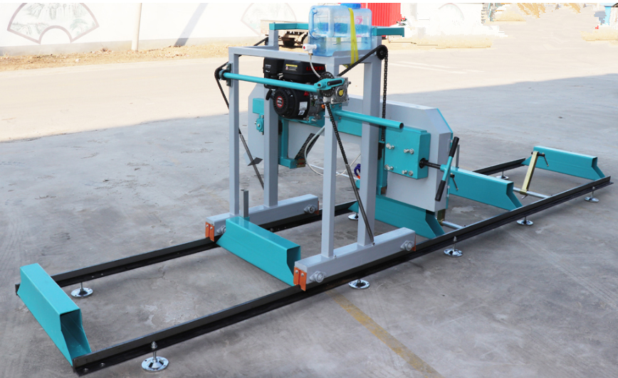 Пилорама ленточная портативная горизонтальная 79/91 см бензин/электро