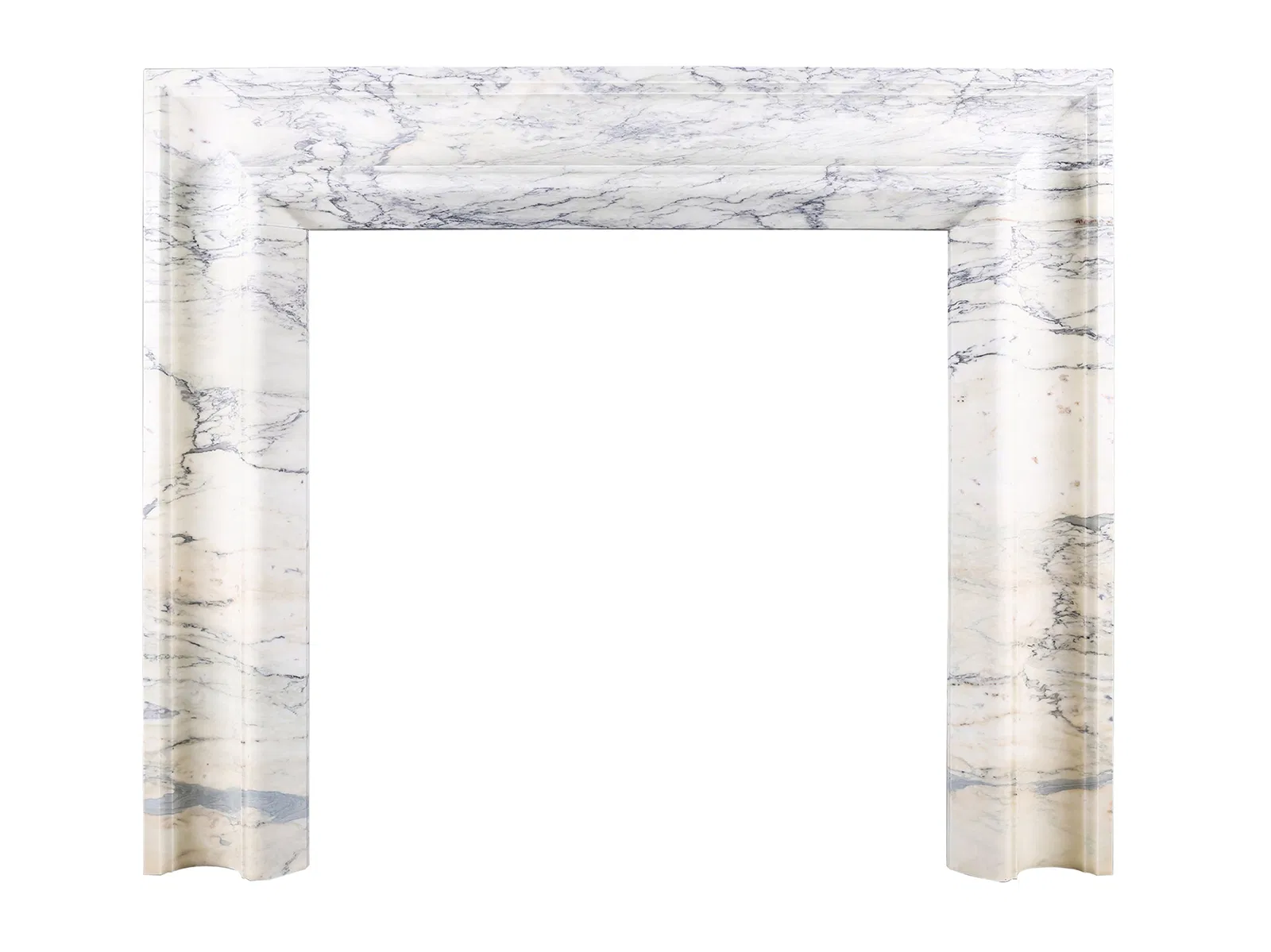 Antique Cream Interior Surround Decoration White Marble Fireplace Mantel