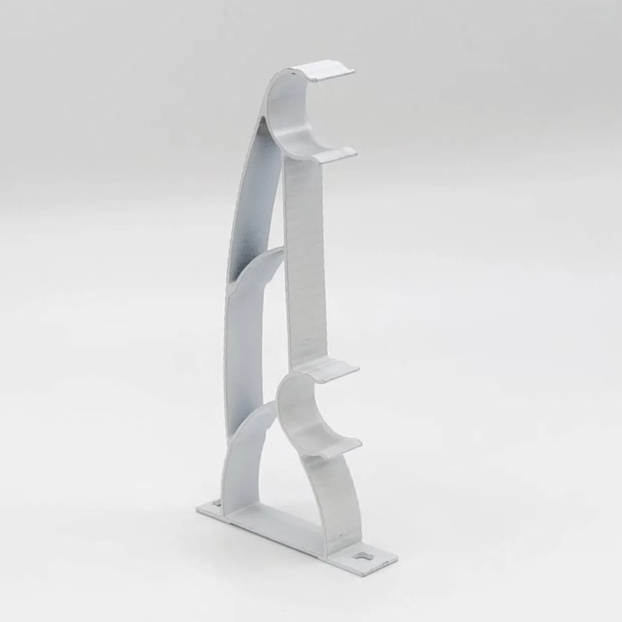 Roman Style Iron Wall Bracket Durable & Strong Rectangle Shape for Curtain Accessories