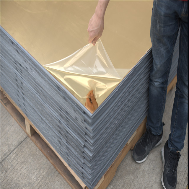 Super Bright 1.5mm 3mm Golden Plastic Mirror Acrylic Sheet PMMA Sheet for Building Material
