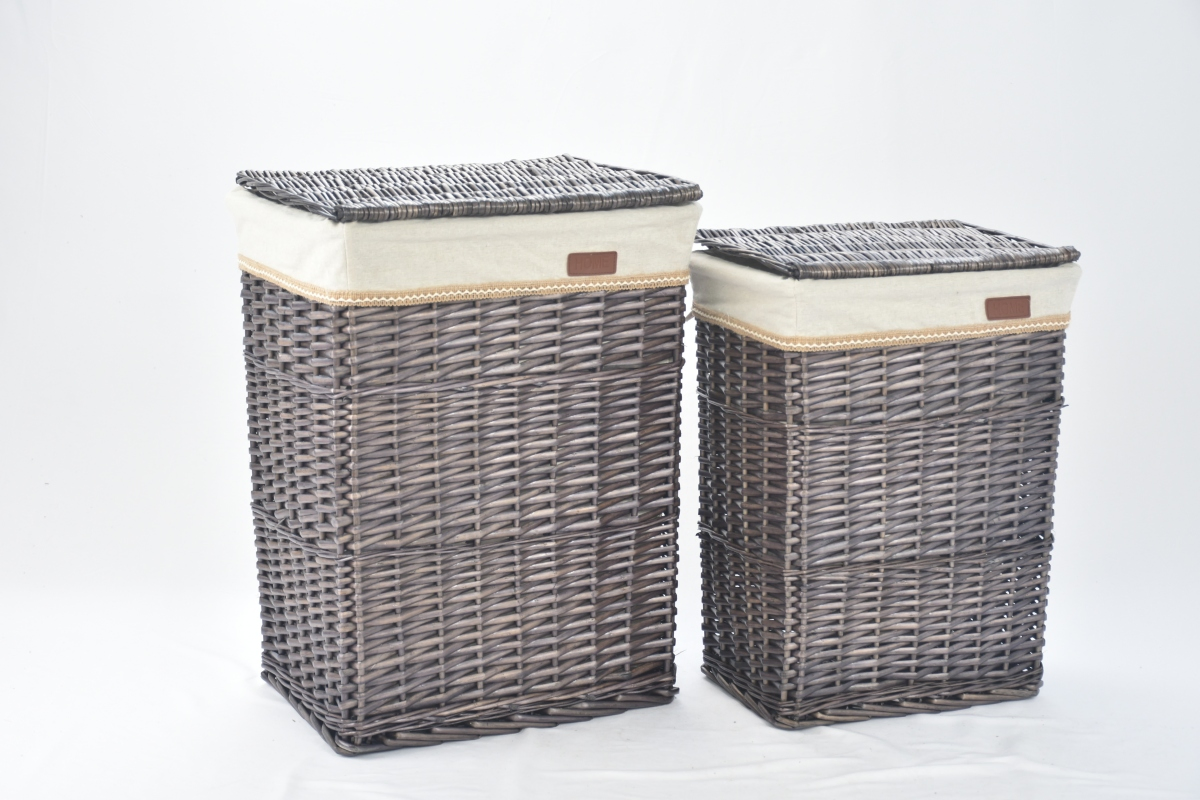 Best Selling Willow Laundry Basket Home Storage Box Eco Friendly Hamper