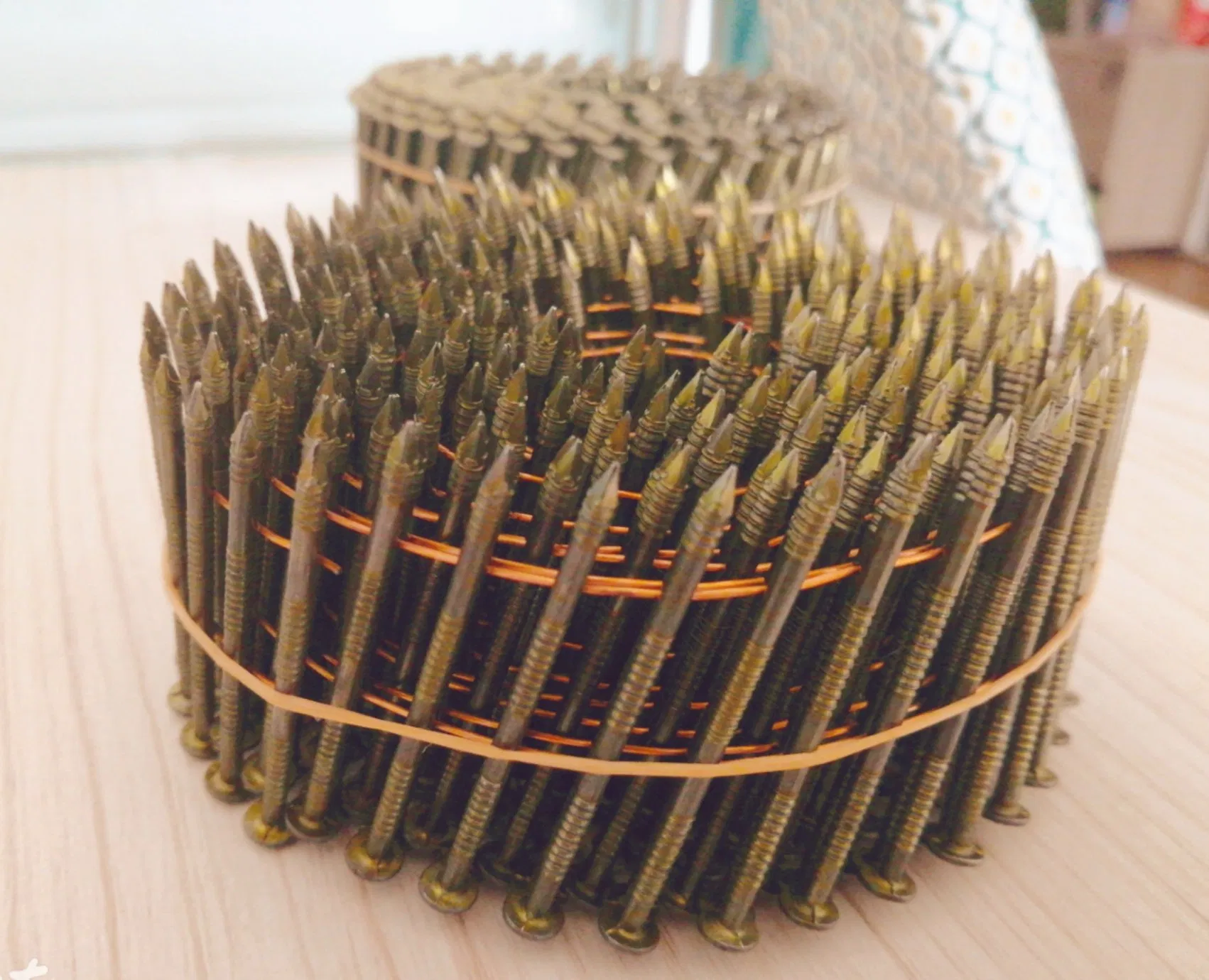 Screw Shank Ring Coil Nails Coil Roofing Wire Nails Factory