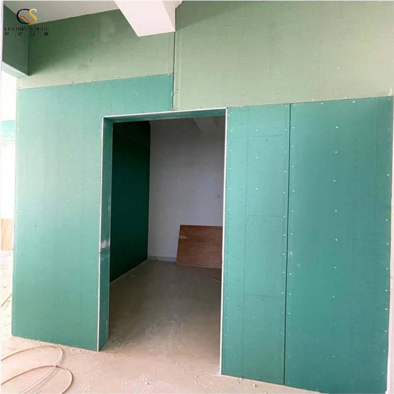 Modern Office Suspended Ceiling Acoustics 9mm Thickness Waterproof Gypsum Board with Paper Surface for Plasterboards