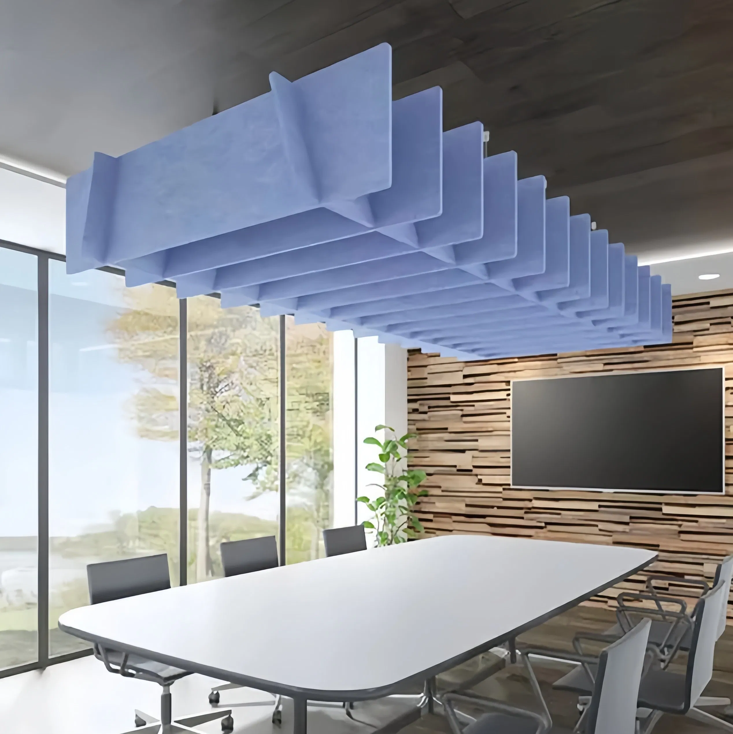 Pet Felt Acoustic Ceiling Solutions for Home Office Recording Studio Podcast Booth Effective Sound Isolation Voice Clarity Enhancement