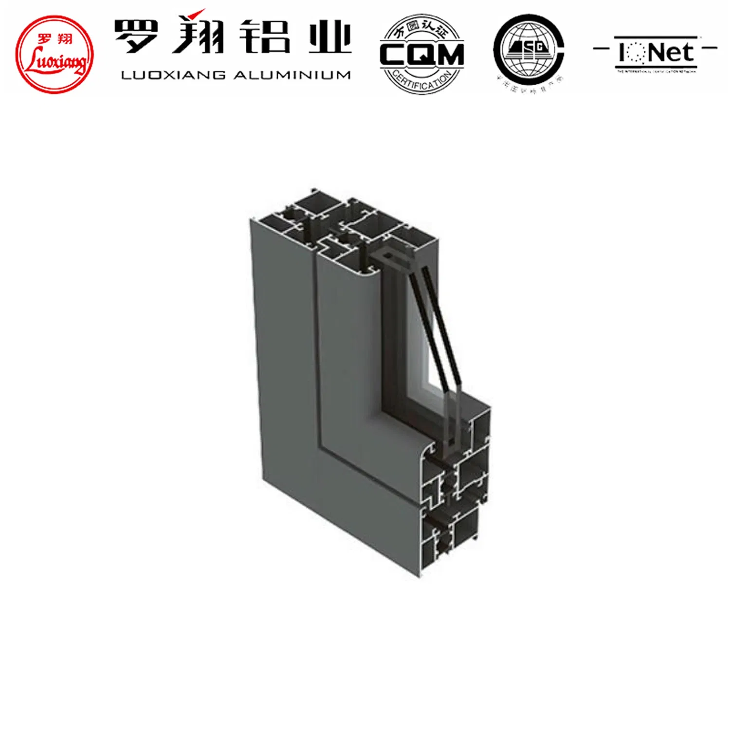 Extruded Aluminum Internal Pipe Casement Window Corner Connectors 6063/6061/6005/6060/6463
