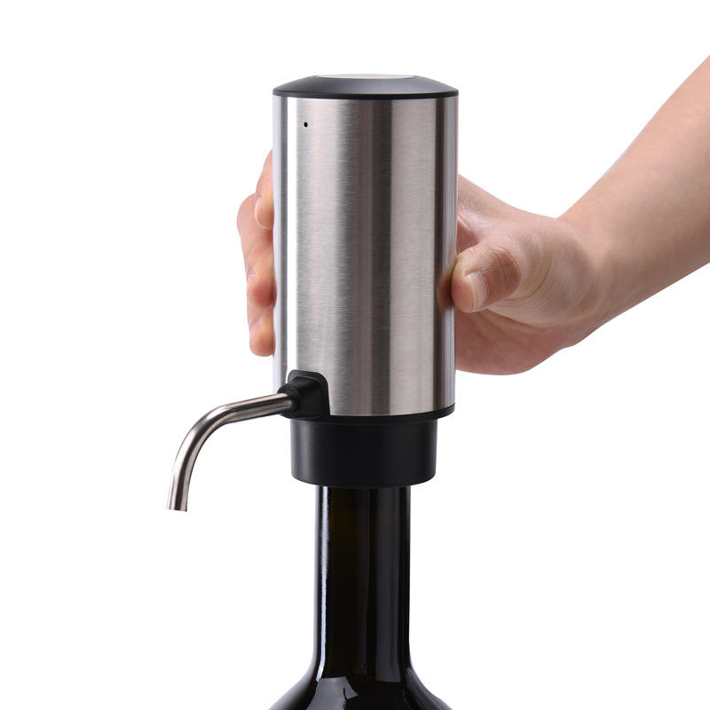 Customized 1 Opener Bottle Steel Stainless Red Electric Aerator Pourer Wine Pourer