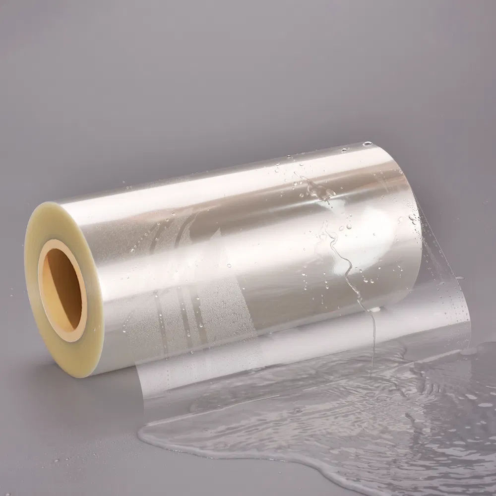 Customized wholesale sticker label material Transparent BOPP adhesive paper