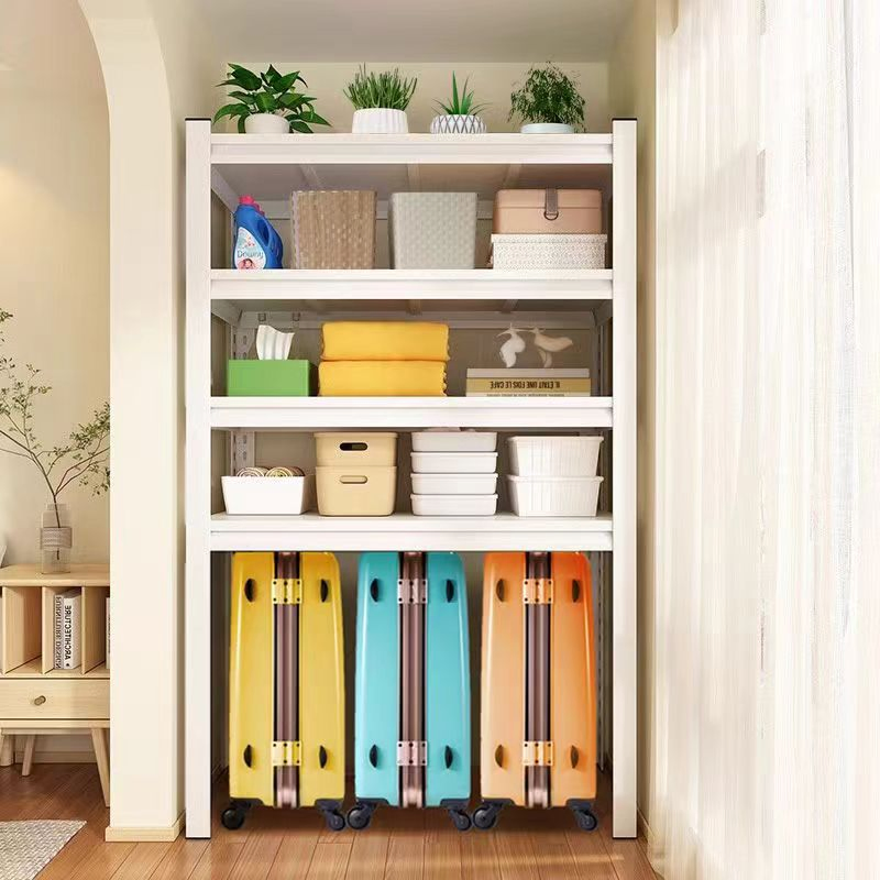 Household Furniture Flat Pack Adjustable Light Duty Steel Metal Rack Kitchen Shelf