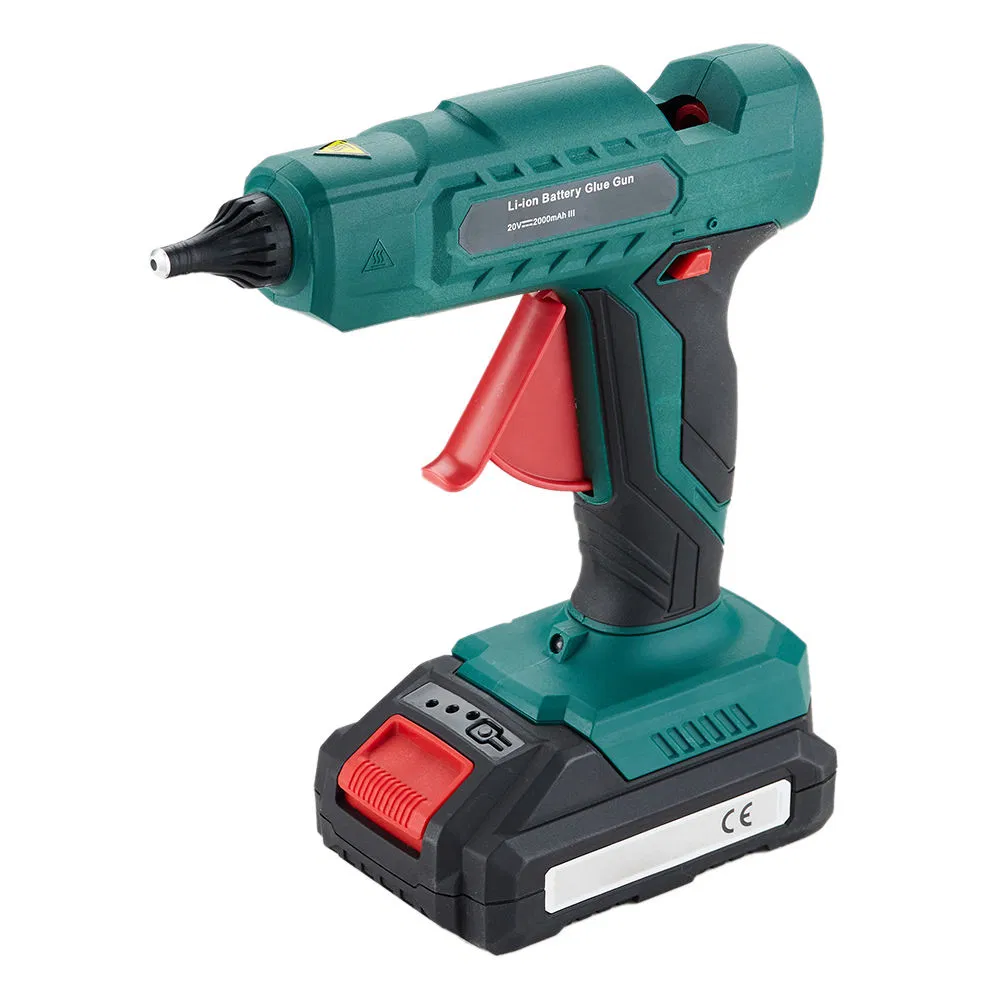 20 Watt Handheld Lithium Built-in Battery Rechargeable Cordless DIY Hot Melt Glue Gun Kit