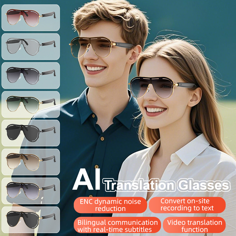 Умные очки с переводчиком и гарнитурой Ai Sunglasses