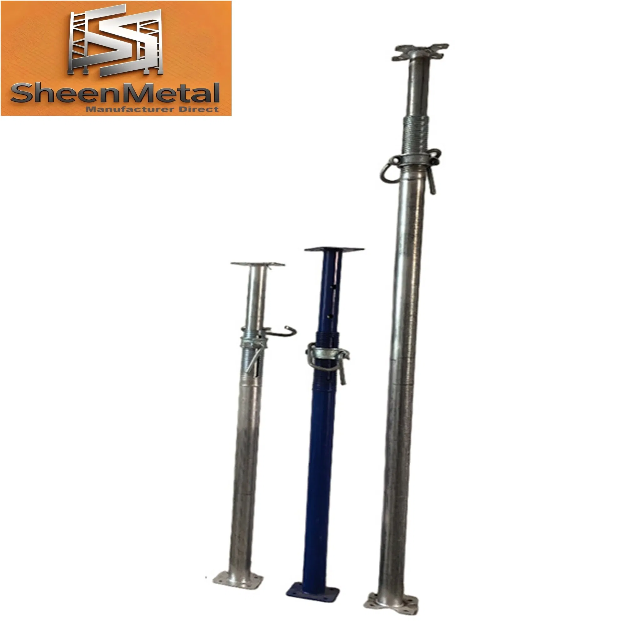 Durable Steel Prop Scaffolding with Customizable Colors for Versatile Use