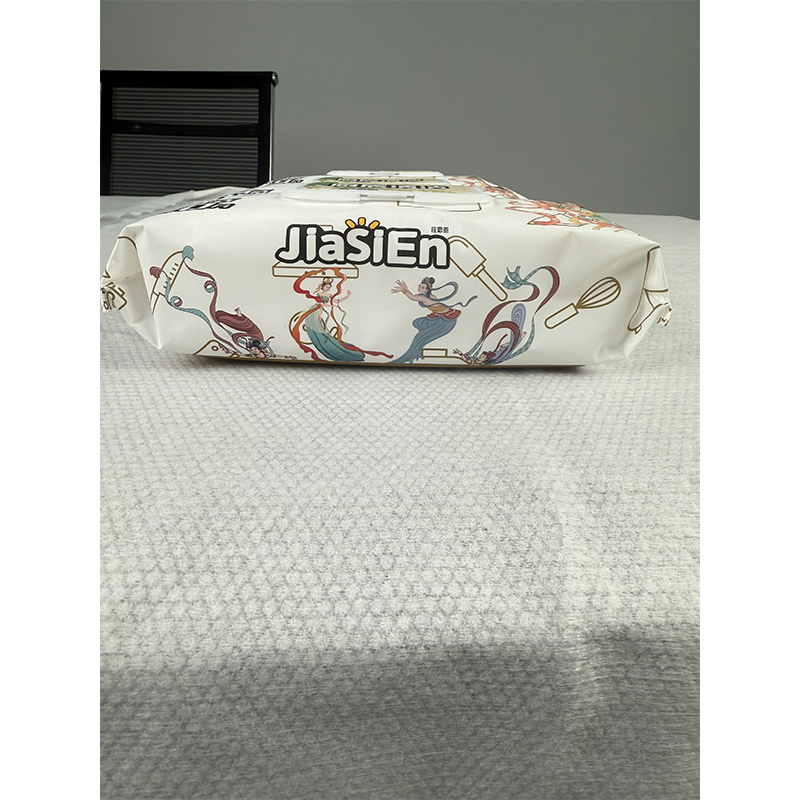 Disposable Microfiber Rags Interfolded Kitchen Tissue Cleaning Wet Wipes for Kitchen