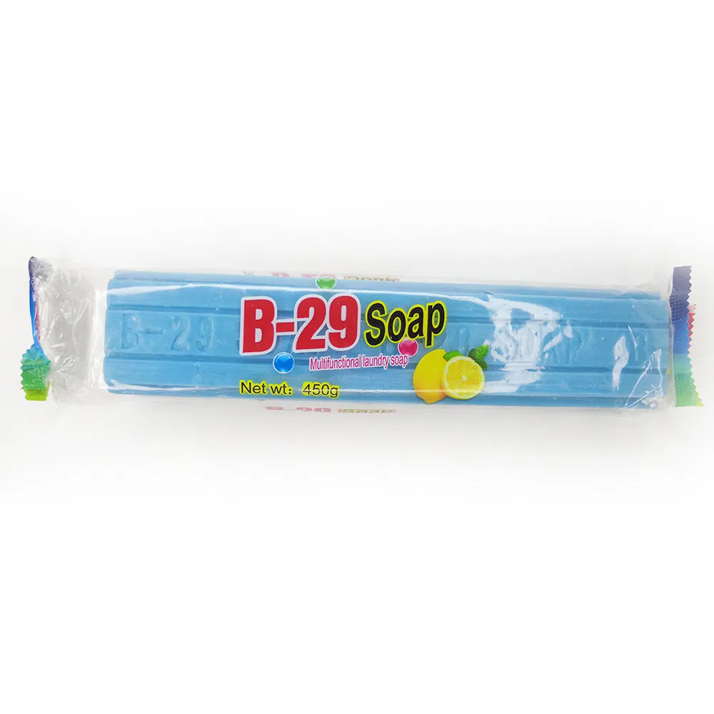 Best-Selling B29 Solid Laundry Soap Bar Multipurpose Anti-Bacterial Botanical Soap Bar for Washing Clothing Lemon Fragrance