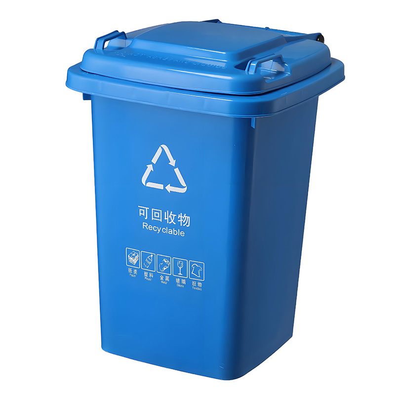 Customized Public Heavy Duty Plastic Trash Bin Dustbin Storage Outdoor Garbage Cans