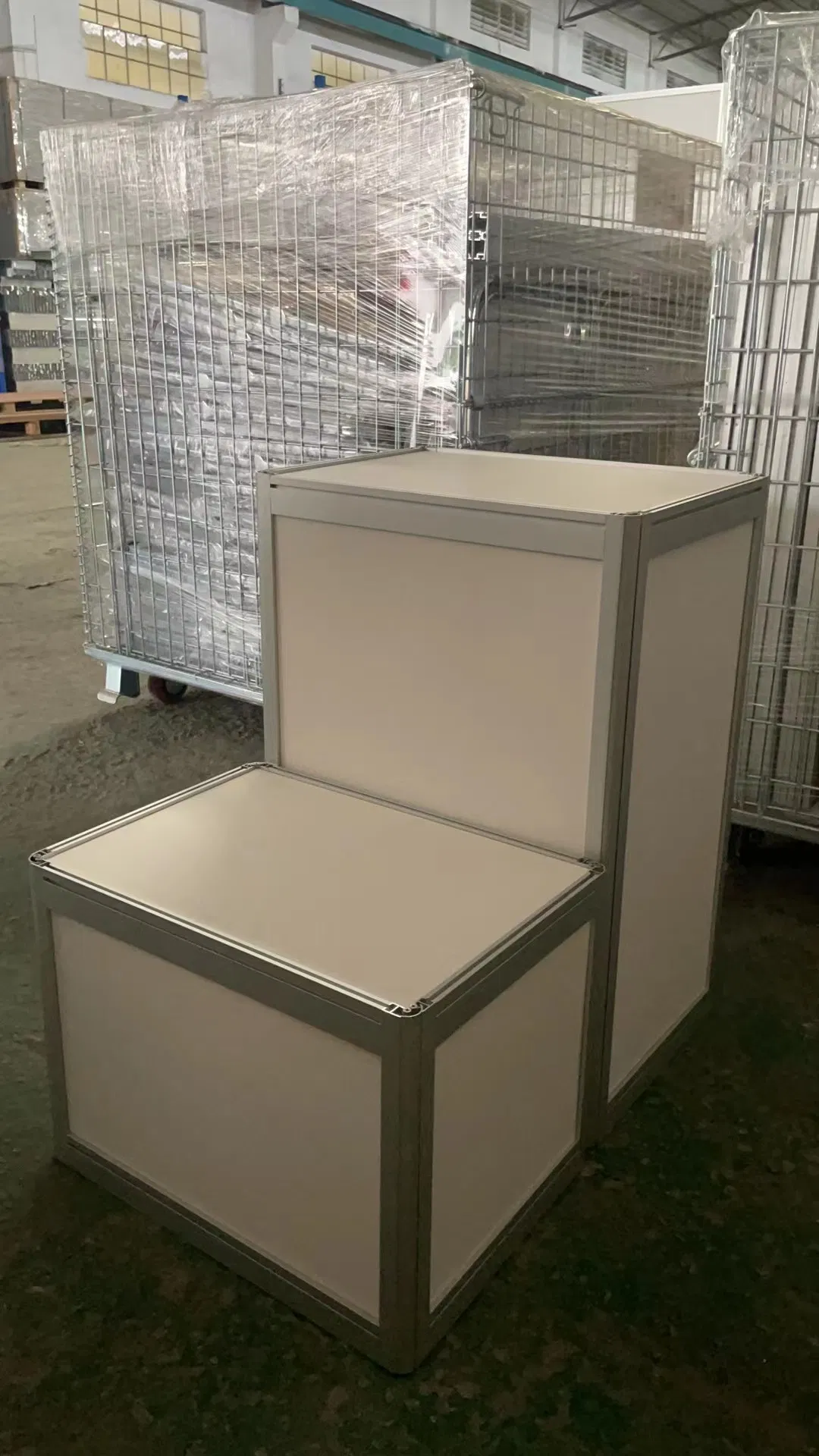 Foldable Counter for Exhibition and Event, Desk for Octanorm and Maxima System Shell Scheme Booth