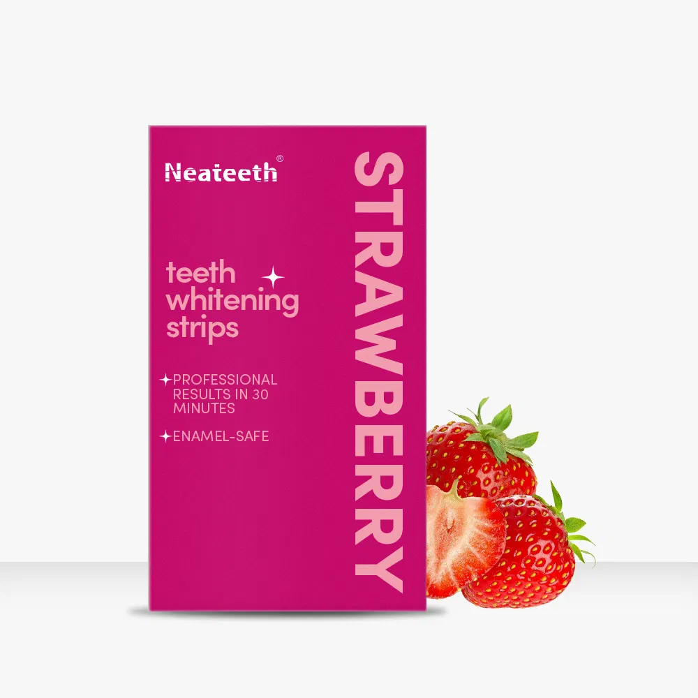 Coconut Fruit Flavor Teeth Whitening Strips 6%HP Pap Peroxide Free Dry Strips Wet Strips No Residue