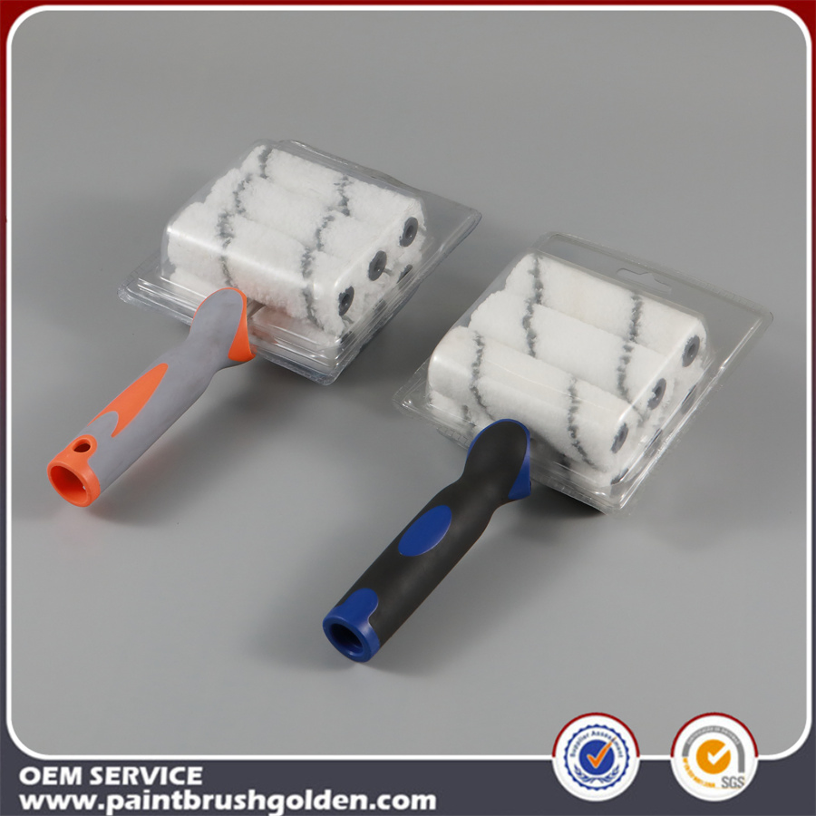 Sale Well 4inch Wall Decorative Paint Roller Brush Set Manufacturer Paint Tools