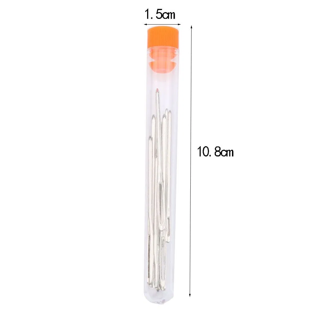 9PCS Steel Blunt Big Eye Needles Embroidery Needles for Knitting