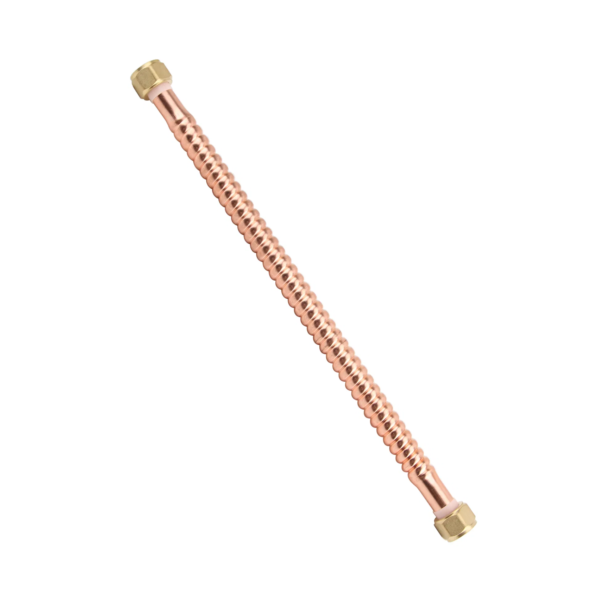 Superior Copper Corrugated Connector for Water Heater, 3/4"Fipx3/4"Fip