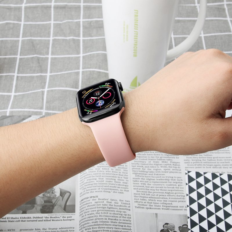 Digital Body Temperature Detector Wristband Heart Rate Monitoring Fitness Wearable Smart Body Thermometer Silicone Watch Band