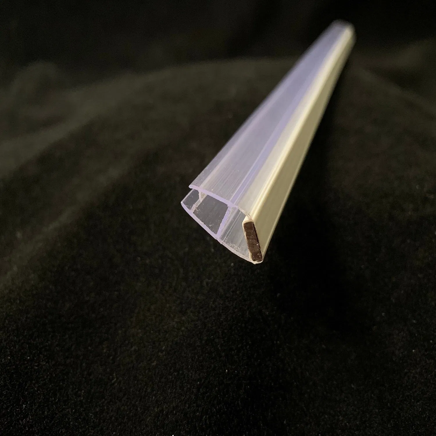 Factory Price PVC Shower Door Seal Extrusion Plastic Profile Magnetic Plastic Profile