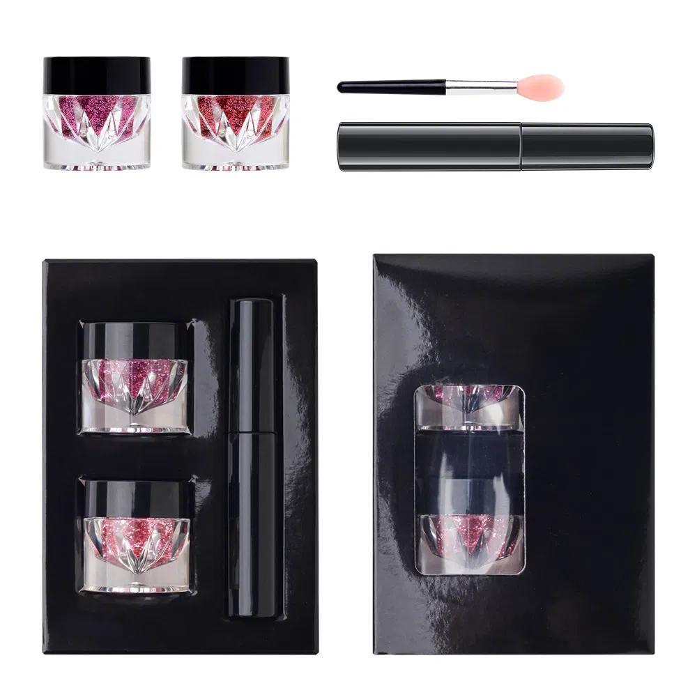 All-in-One Glitter Makeup Kit: Eyeshadow, Lip & Primer