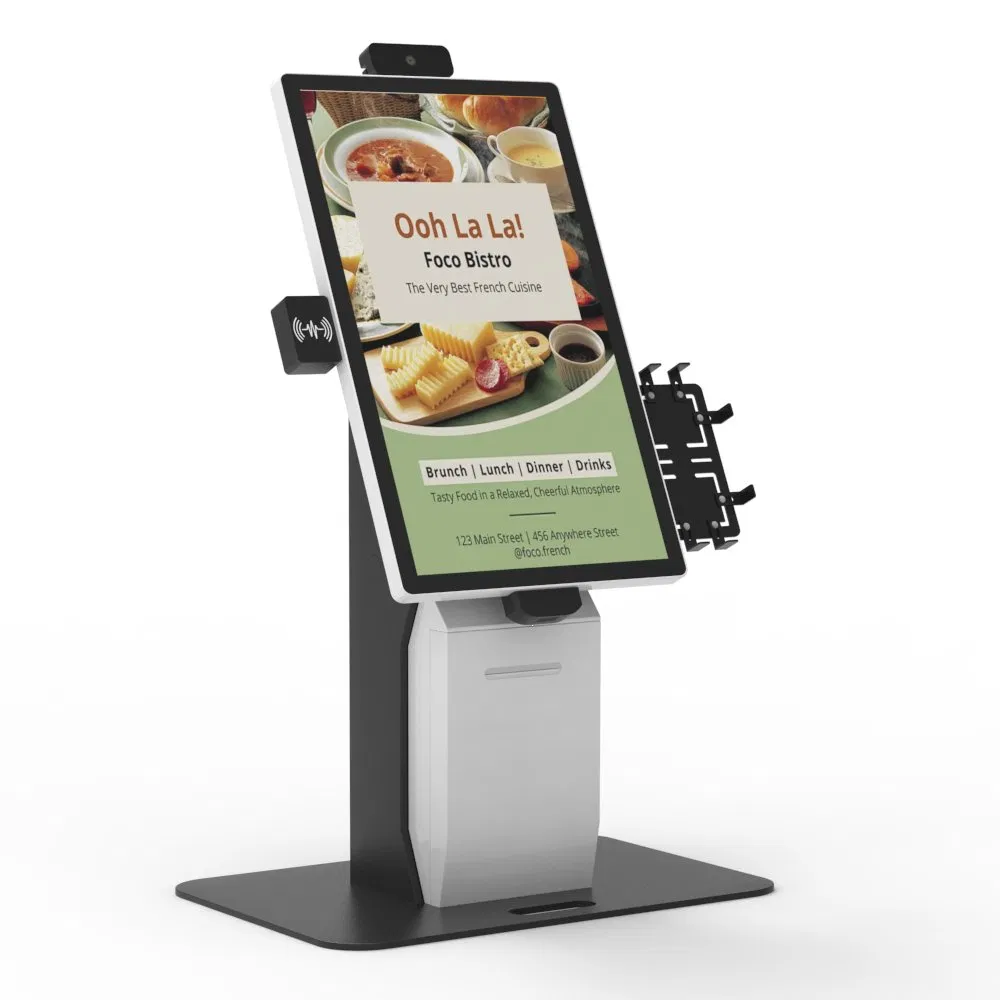 Versatile 21.5 Inch POS Terminal Stand for Restaurants