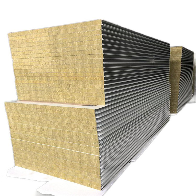 Polyester/Steel/Aluminum Surface Rockwool SIP Panel Insulated Laminate Composite Board