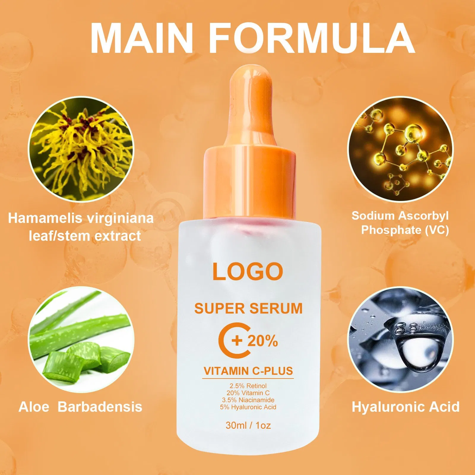 Skin Care Serum Natural Anti Ance Pimple Removal Aloe Face Repair Essence Anti Aging Gel Moisturizer Facial Vitamin C Serum
