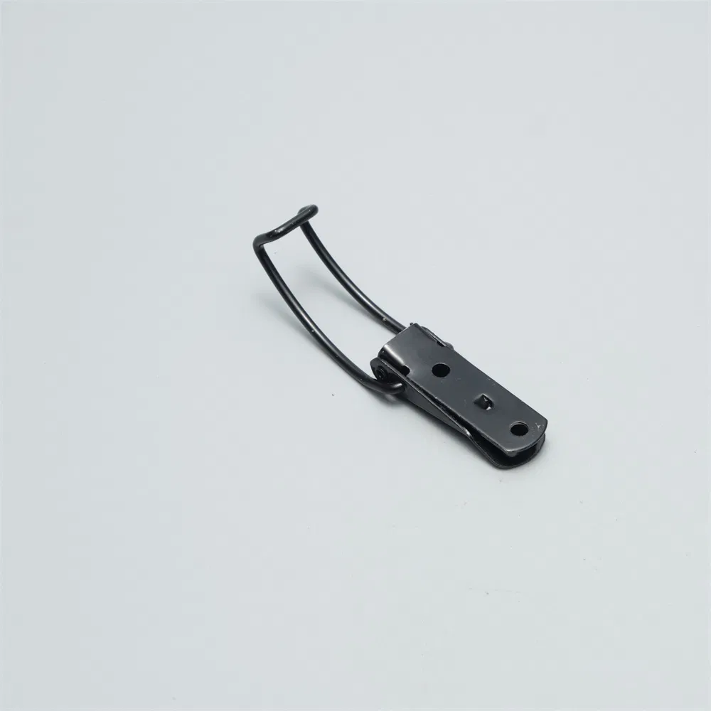 Durable Industrial Mild Steel Black Toggle Latch for Wooden Cases
