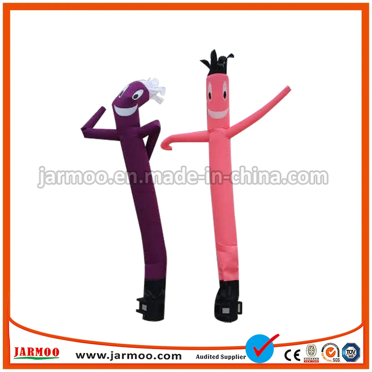 6m Tall Colorful Single Leg Inflatable Air Dancers for Advertising
