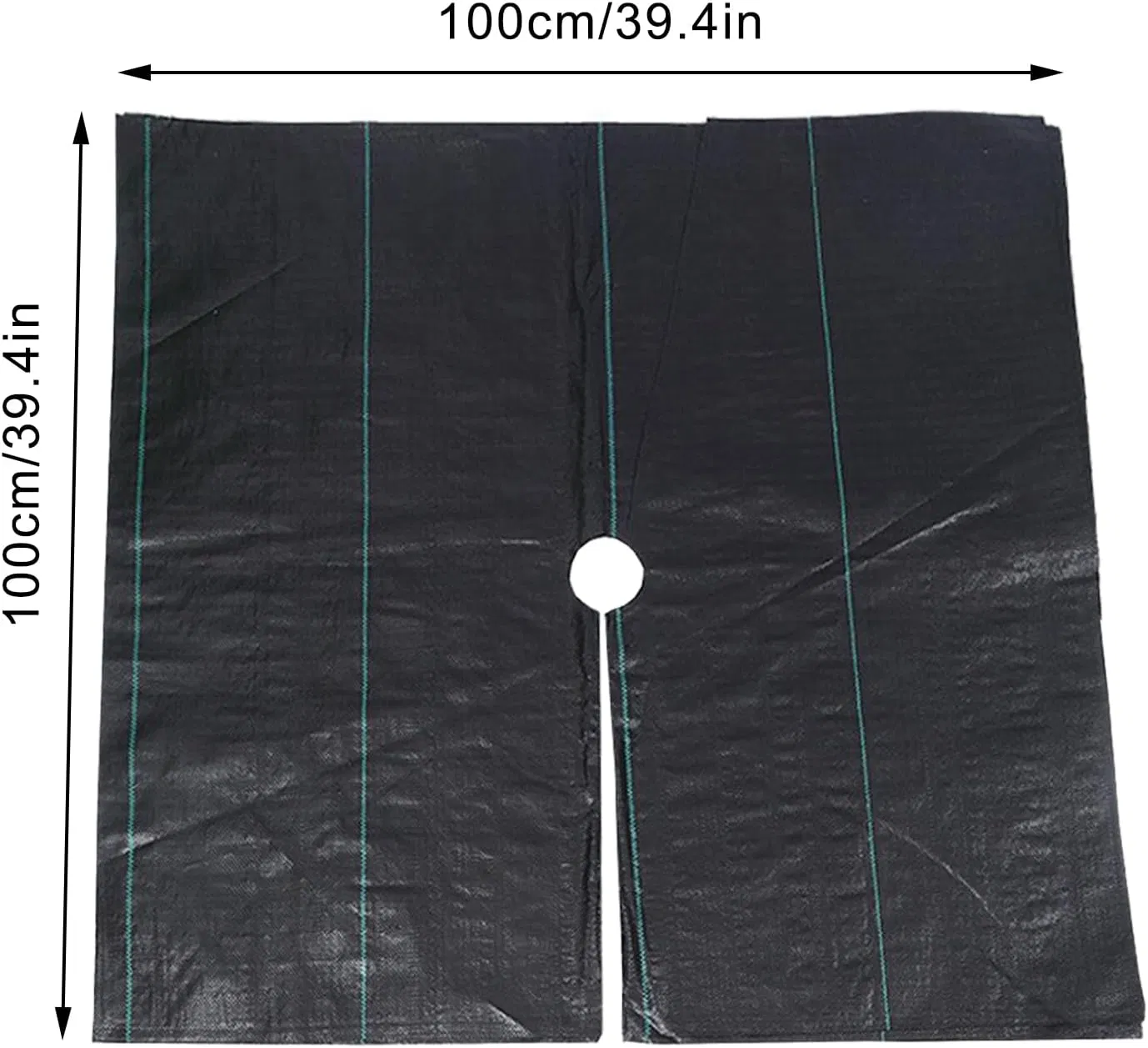 Gardening Mat PP Ground Cover Weed Control Permeable Fabric with Stake Caps for Home Gardeners and Outdoor Plant Beds