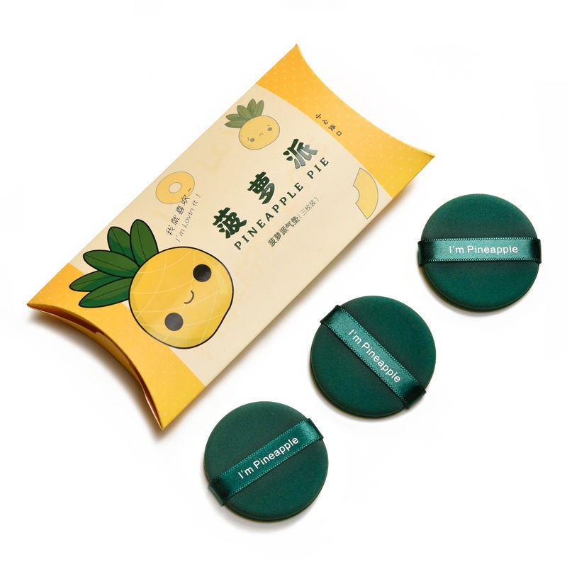 Hot Selling Private Label Makeup Tool Round Soft 55mm Foundation Sponge Air Cushion Powder Puff Makeup Sponge Custom Logo
