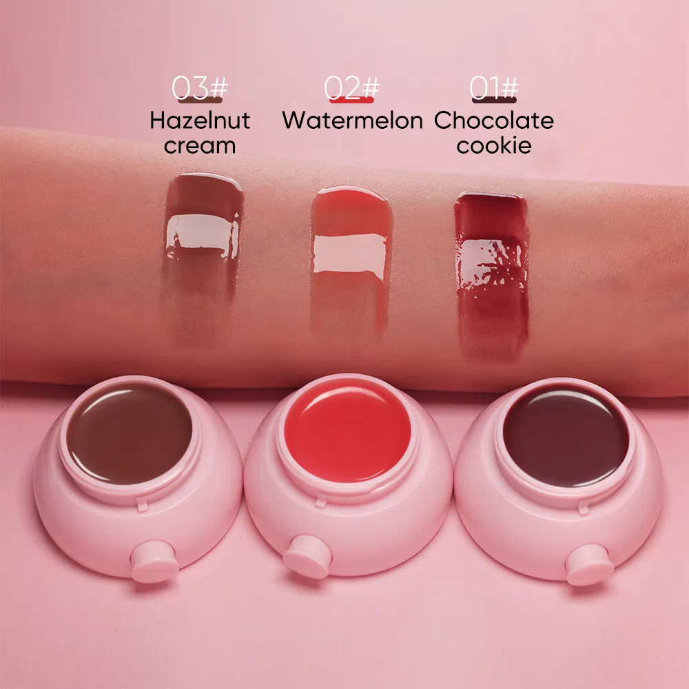 Custom Logo Wholesale Vegan Lip Balm Private Label Lip Brush with Jelly Texture Lip Balm