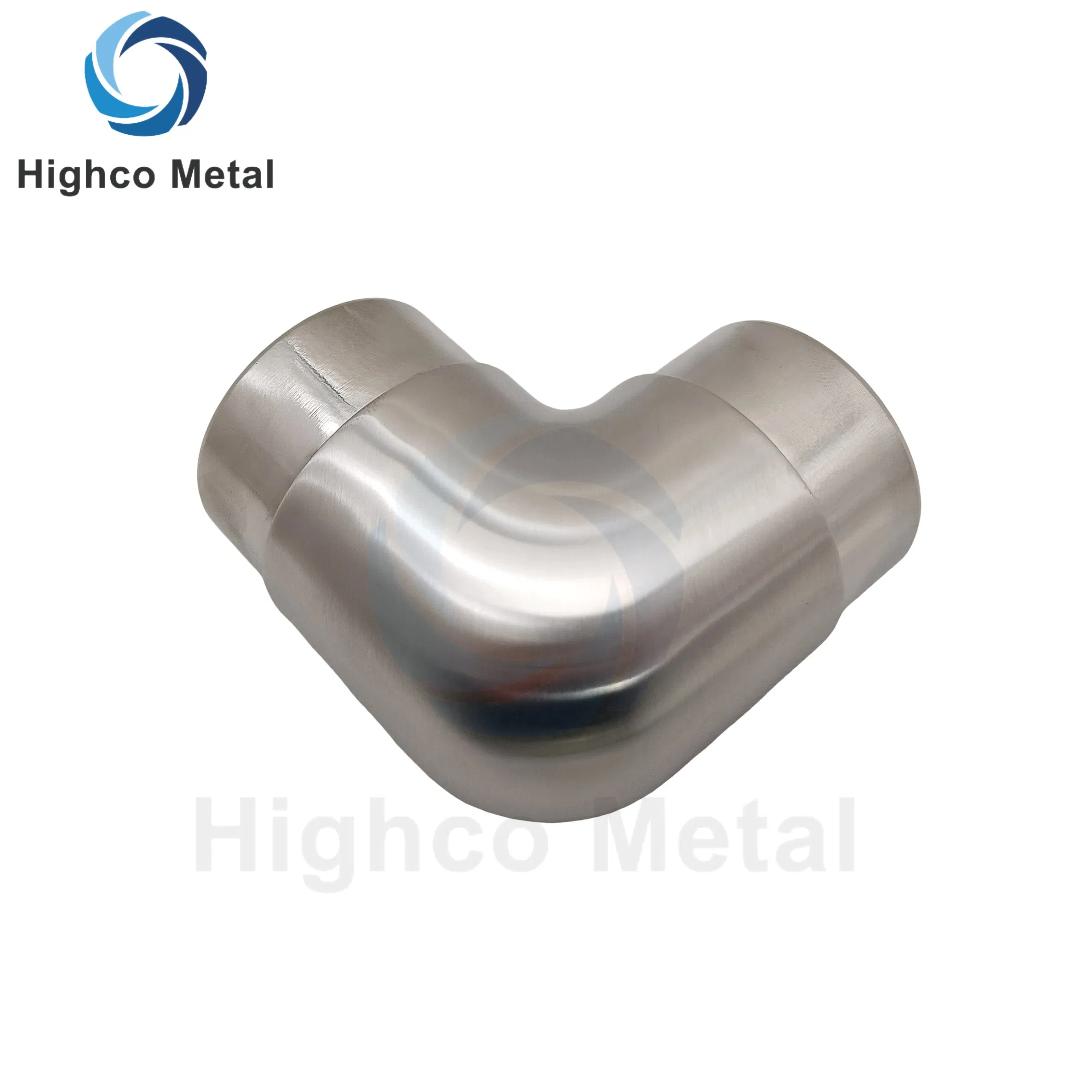 Stainless Steel 90 Degree Tube Joiner Handrail Elbow Stair Railing