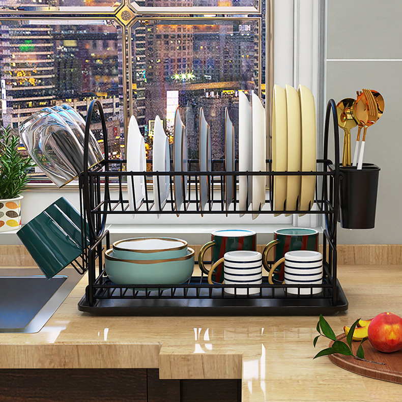 Versatile Kitchen Dish Rack and Drainer for Efficient Drying