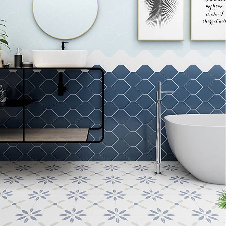 Non-Slip 400X400mm New Decoration Pattern Porcelain Floor Wall Tile for Bathroom Kitchen Balcony