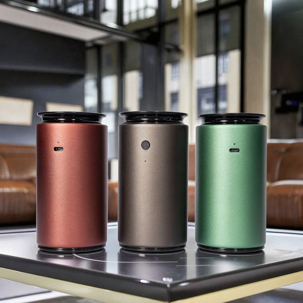 New Simple Design USB Rechargeable Air Refresh Scent Diffuser Dashboard Car Fragrance Diffuser Luxury Portable Car Oil Diffuser