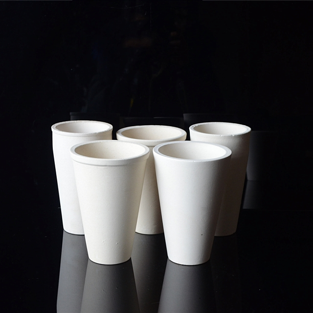 Тигель огнеупорный для плавки золота, глиняный