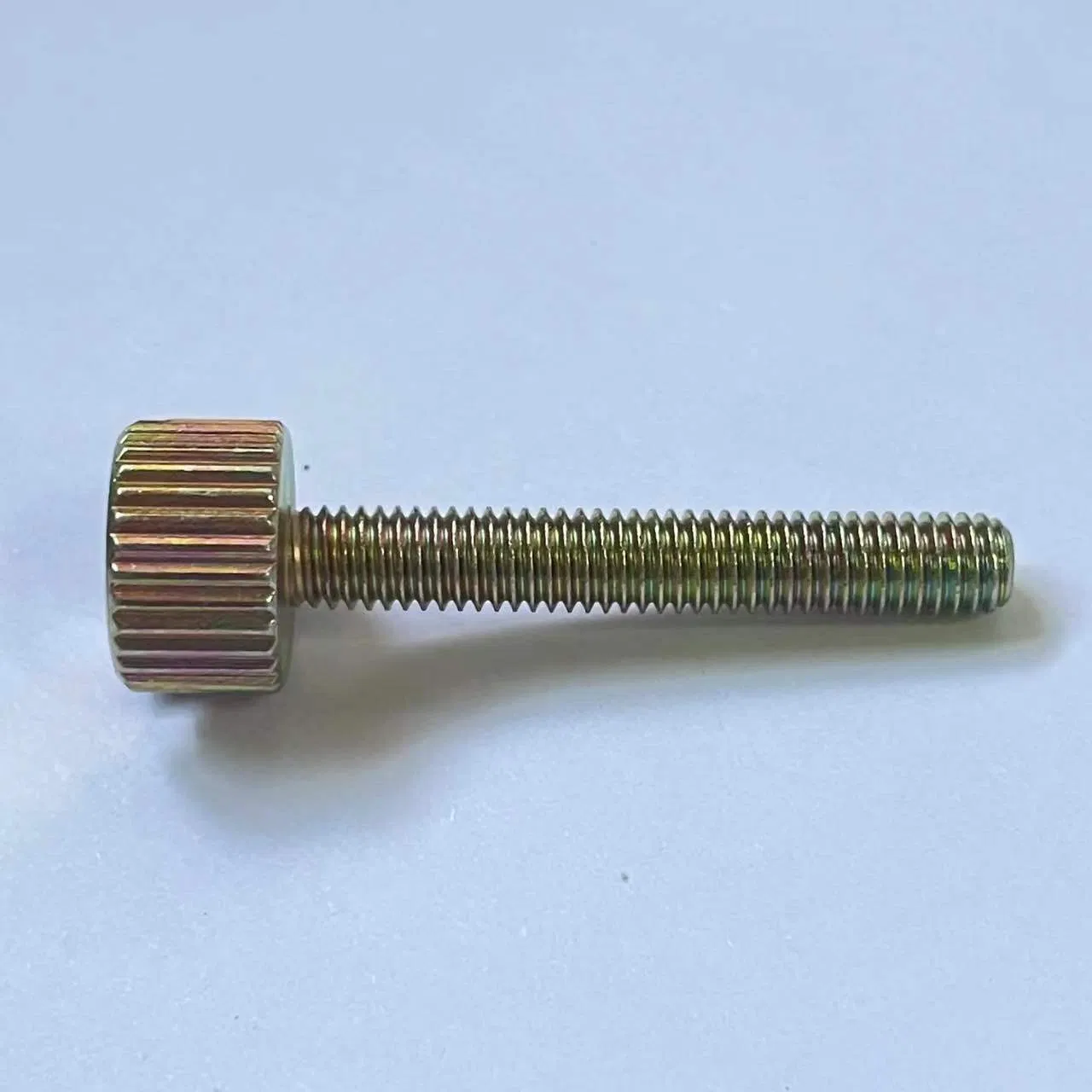 DIN 653, Steel Flat Cylindrical/Cap Head Hand Knurled Thumb Screws/Captive Screws