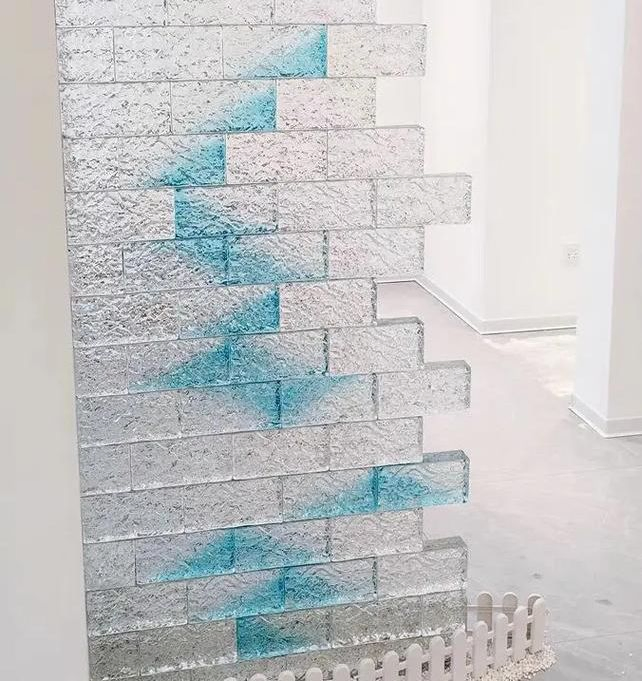 80mm 95mm 190 X190X80mm 190X190 X95mm 145 X145X80mm 145 X145 X95mm Glass Brick Block