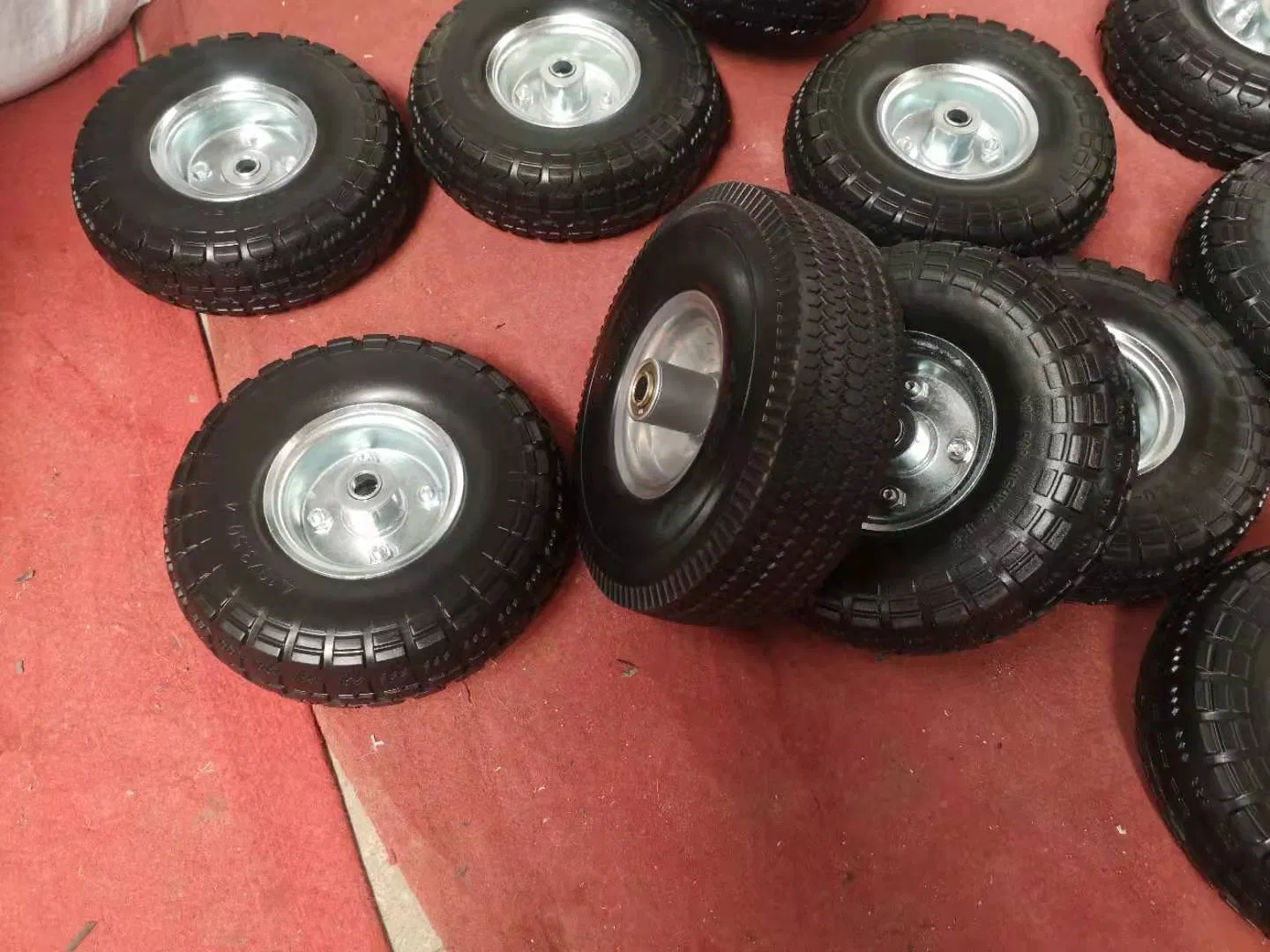 Skystar Polyurethane Filling PU Foam Flat Free Trolley Wheels