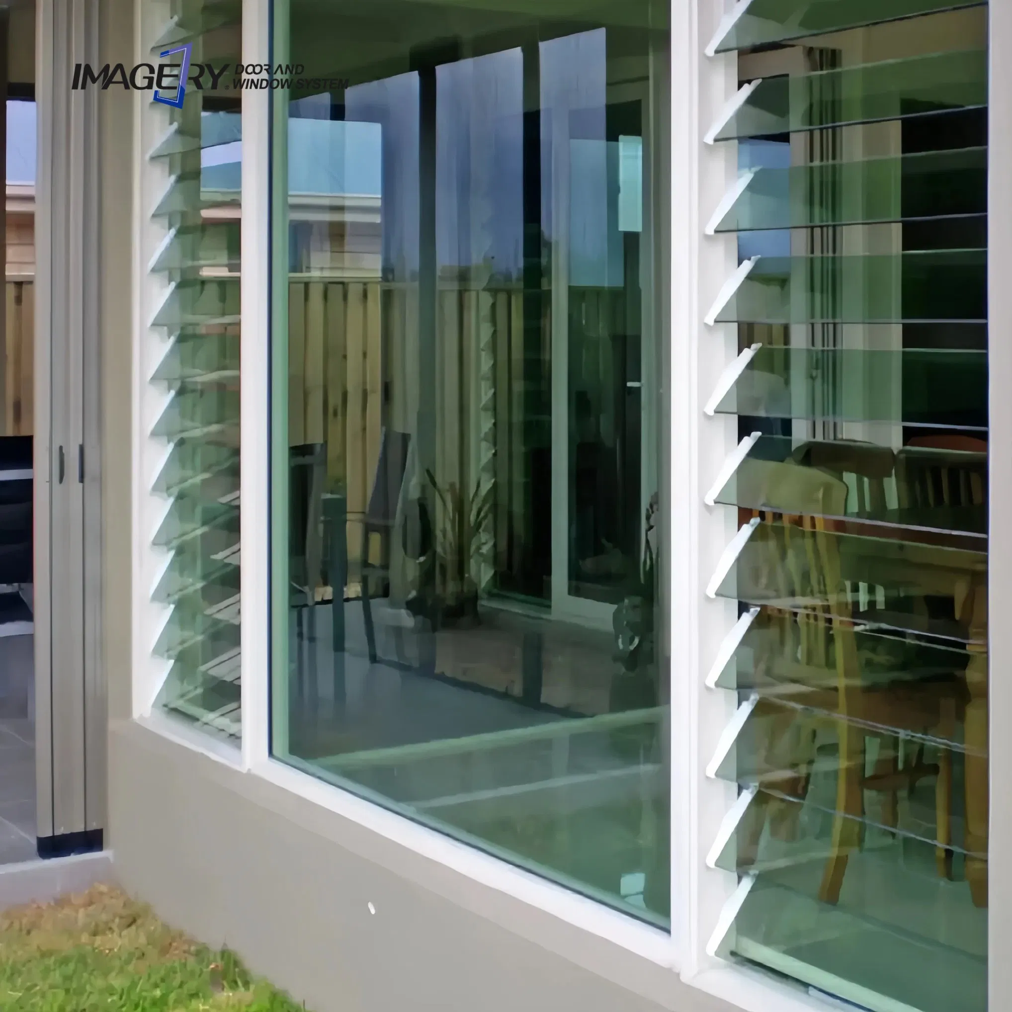Adjustable Aluminum Glass Louver Window Standard Price Jealousy Window
