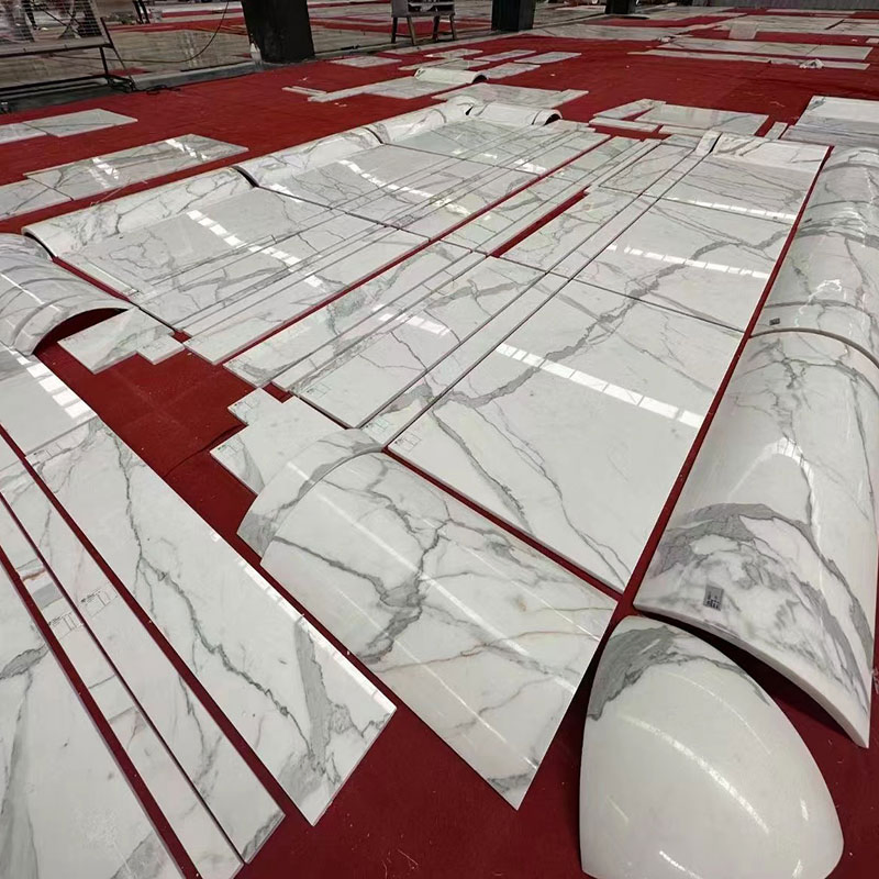 Luxury Villa Floor Big Slabs Natural Marble Calacatta Suitable for Wall and Floor Tiles Calacatta Marble