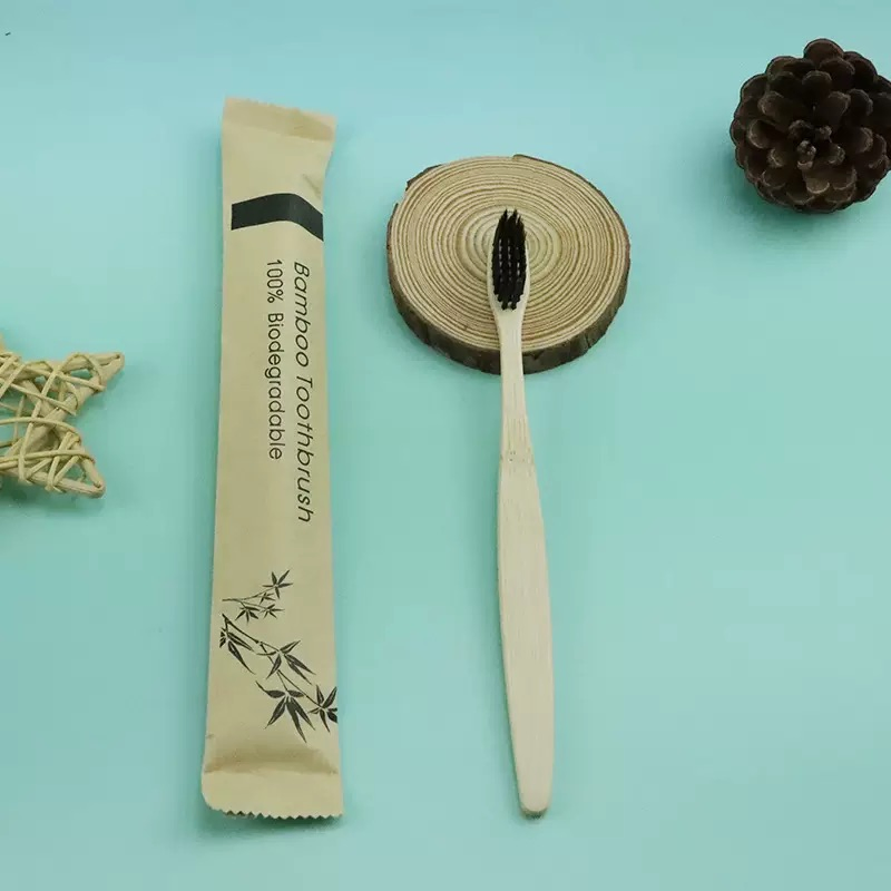 Low Minimum Order Quantity 100% Natural Biodegradable Toothbrushes Eco-Friendly Bamboo Toothbrush