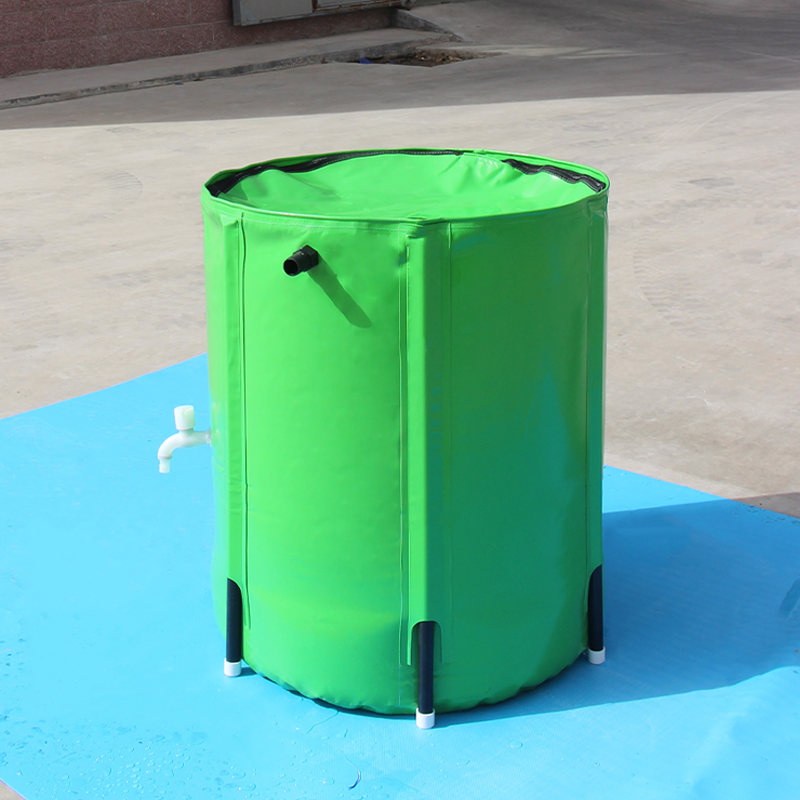 Portable Water Barrel Rainwater Collection System